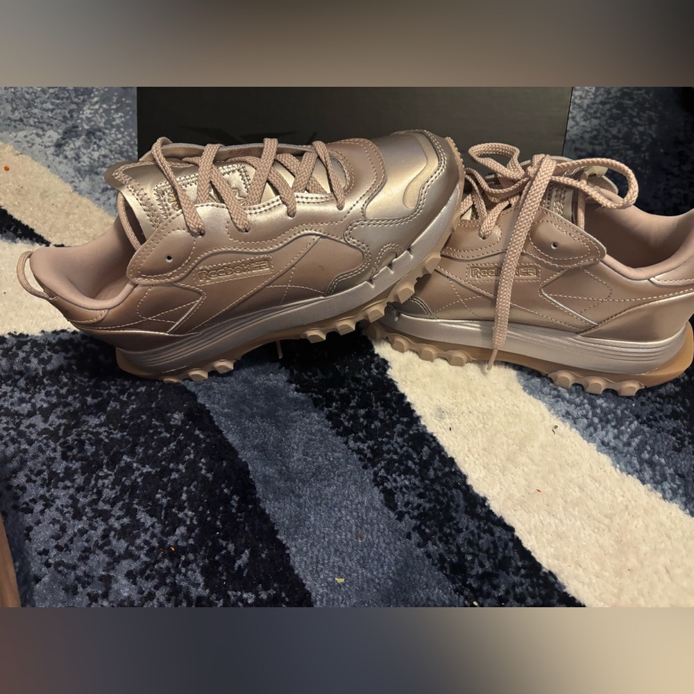 Reebok Silver Sneakers with Modern Comfort
